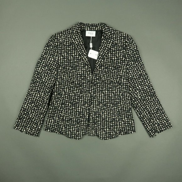 Akris Punto Cream Black Cardigan Jacket - Picture 2 of 8